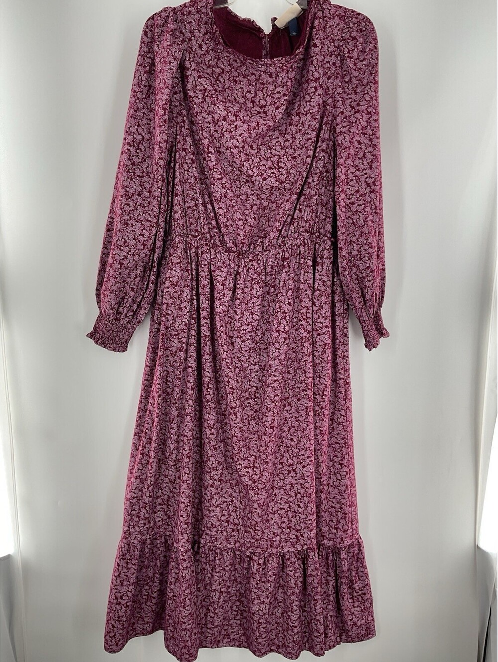 Universal Thread Goods Co. Floral Maxi Long Sleeve Dress Multicolor 128